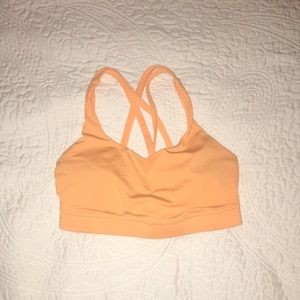 orange lululemon sports bra!